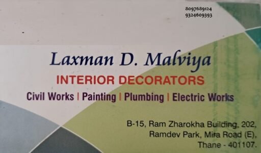 Laxman Malviya – Interior Decorator